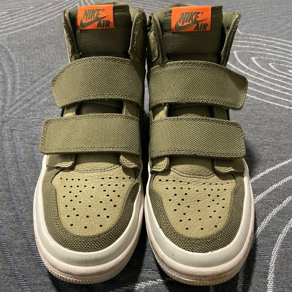 JORDAN 1 RETRO HIGH DOUBLE STRAP - OLIVE